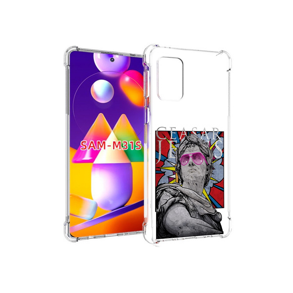

Чехол MyPads Tocco для Samsung Galaxy M31s крутая статуя свободы (PT152186.489.423), Прозрачный, Tocco