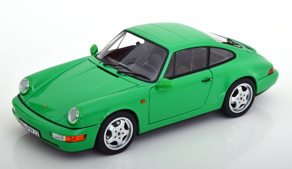 Модель коллекционная Porsche 911 (964) carrera 4 coupe 1990 green / порше каррера зеленый