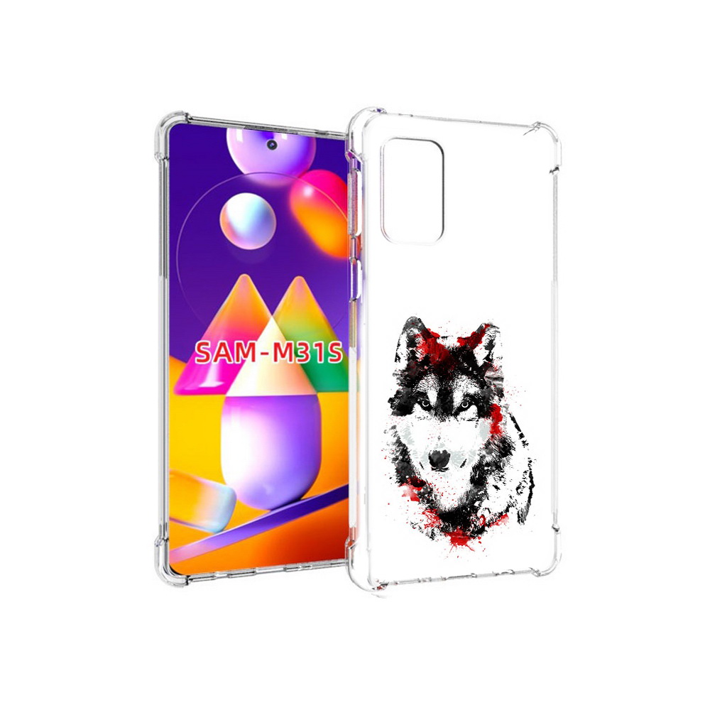 

Чехол MyPads Tocco для Samsung Galaxy M31s кровавый волк (PT152186.489.416), Прозрачный, Tocco