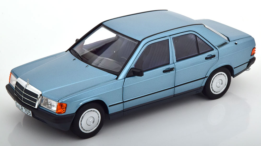 

MERCEDES-190E W201 1984 light blue-metallic / мерседес ц-класс светло-синий, Голубой