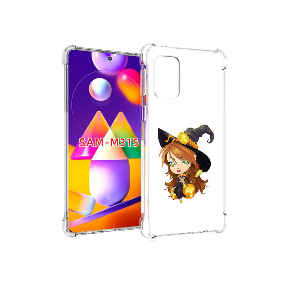 

Чехол MyPads Tocco для Samsung Galaxy M31s Ведьмочка (PT152186.489.40), Прозрачный, Tocco