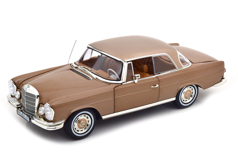 Mercedes W111 250 se coupe 1969 light brown metallic / мерседес 250СЕ коричневый