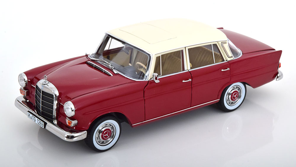 Модель коллекционная NOREV Mercedes 200 W110 saloon 1966 red creme