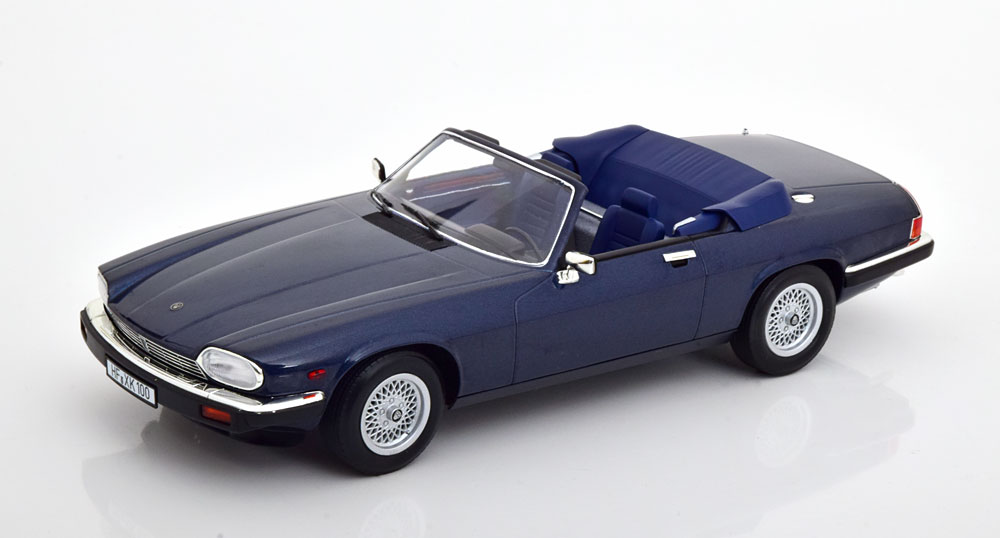 Jaguar xj-s convertible 1988 dark blue metallic / ягуар иксджей-эс кабриолет синий