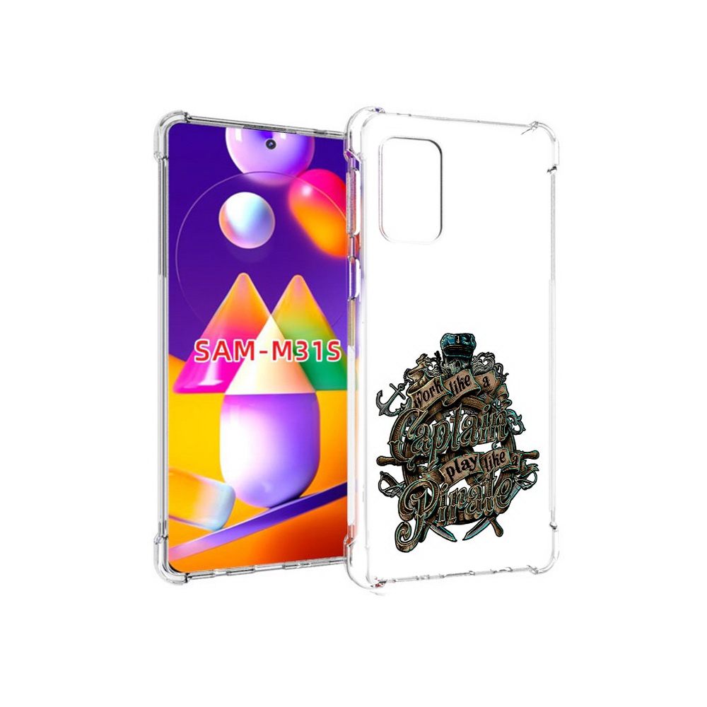 

Чехол MyPads Tocco для Samsung Galaxy M31s капитан пиратов (PT152186.489.385), Прозрачный, Tocco