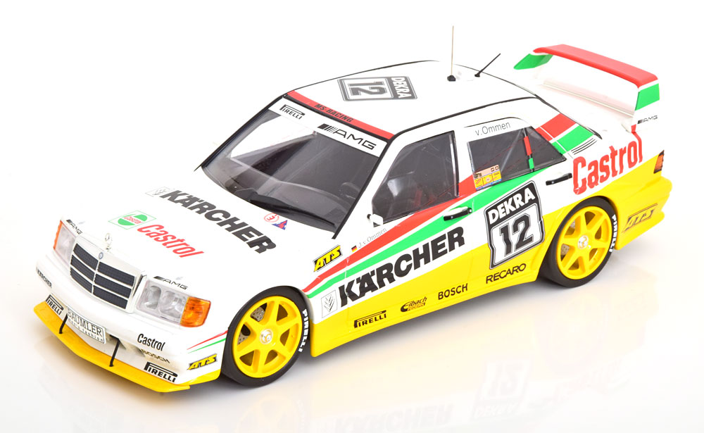 Модель коллекционная MINICHAMPS Mercedes 190 e 2.5-16 evo 2 no 12 dtm 1992