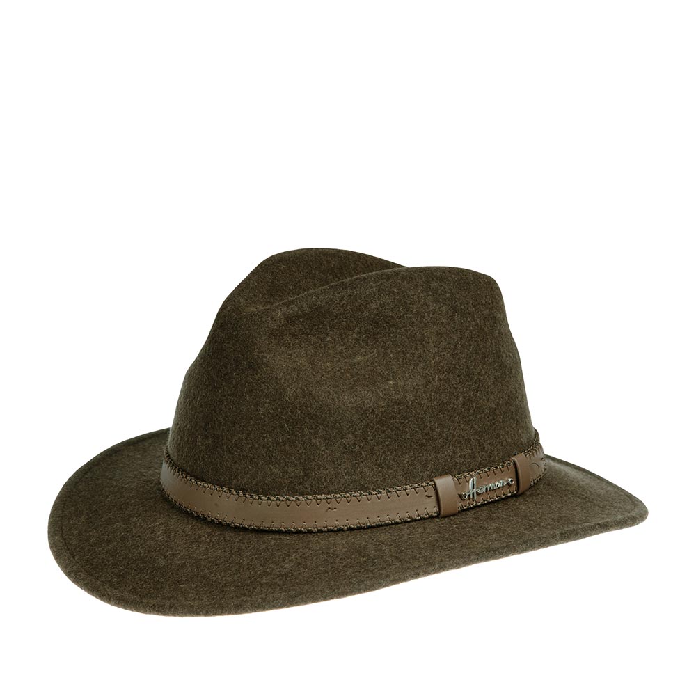 Шляпа мужская HERMAN MAC LORCA коричневая, р. 57