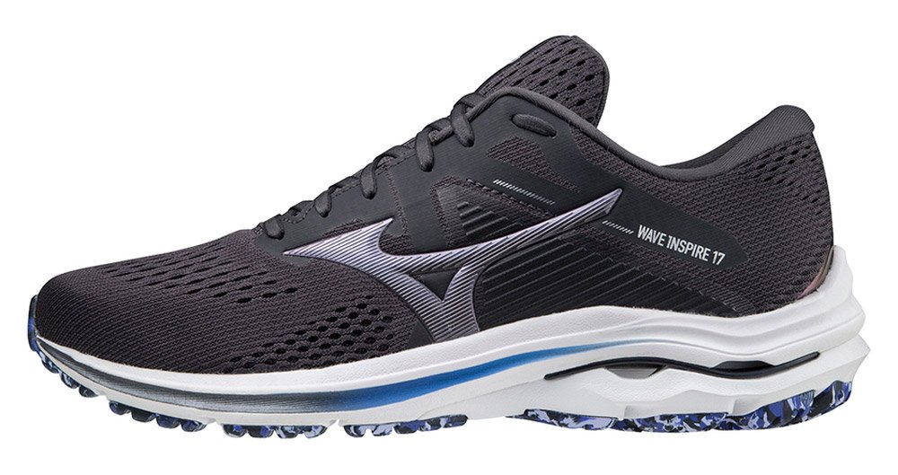 фото Кроссовки мужские mizuno wave inspire 17 серые 9.5 uk