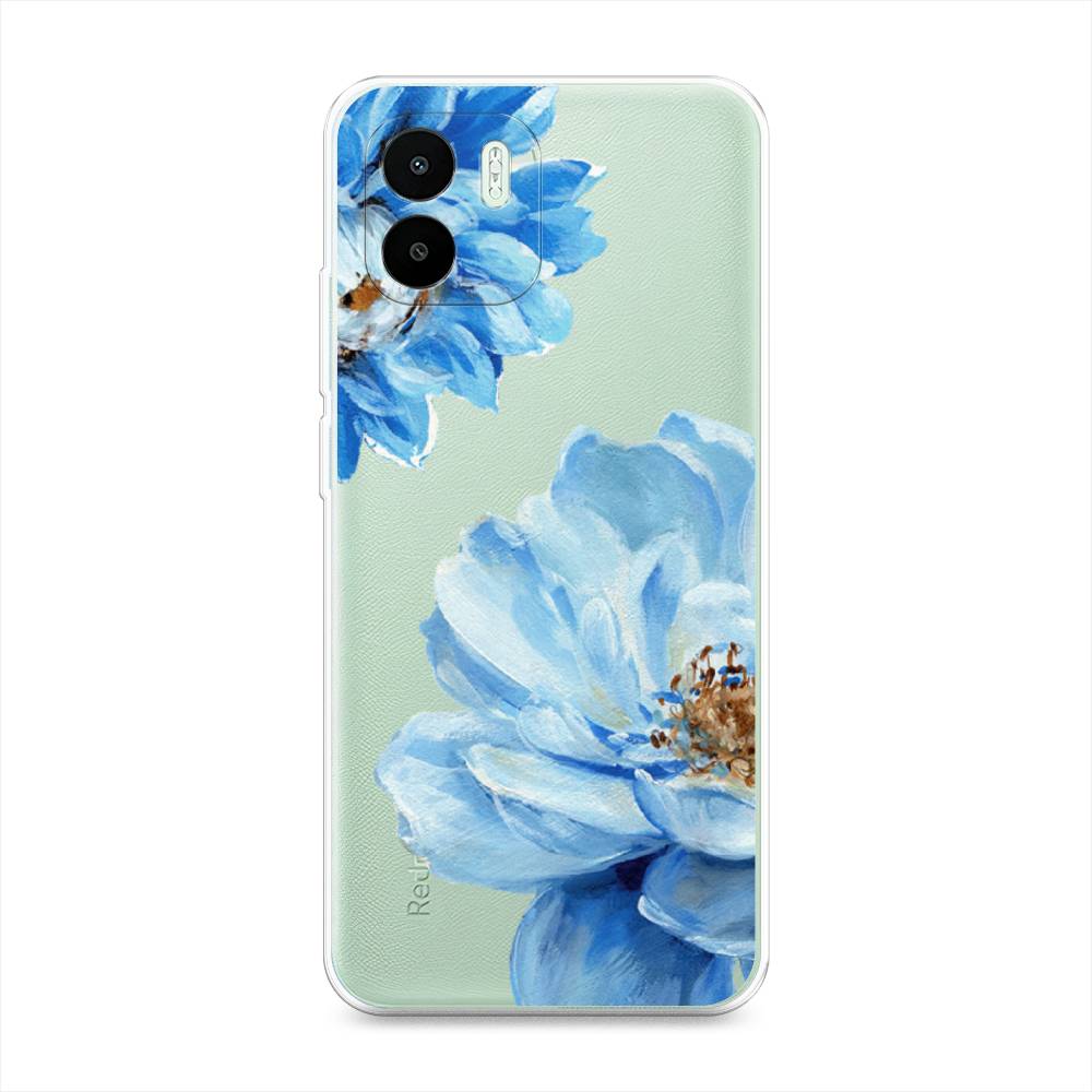 

Чехол Awog на Redmi A1 / Редми A1 "Голубые клематисы", Голубой