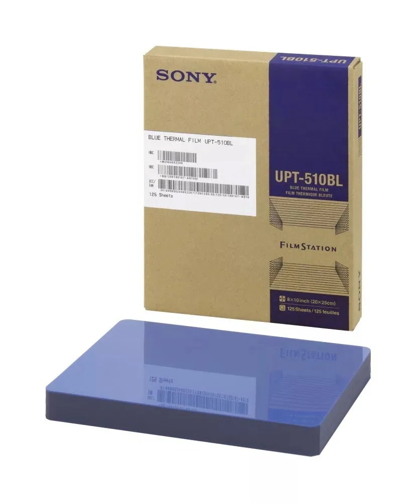 Бумага для УЗИ UPT-510BL SONY, термопленка 202x253 мм.(8x10 ), 125 л., 229019