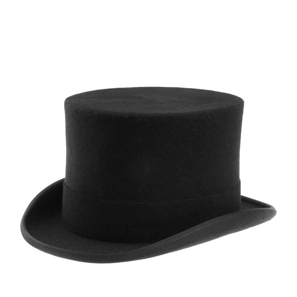 Шляпа мужская CHRISTYS WOOL FELT TOP HAT cst100006 черная, р. 61