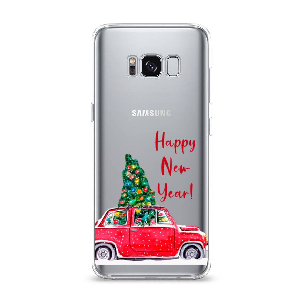 

Чехол на Samsung Galaxy S8 "Happy New Year", Красный;зеленый, 24750-5