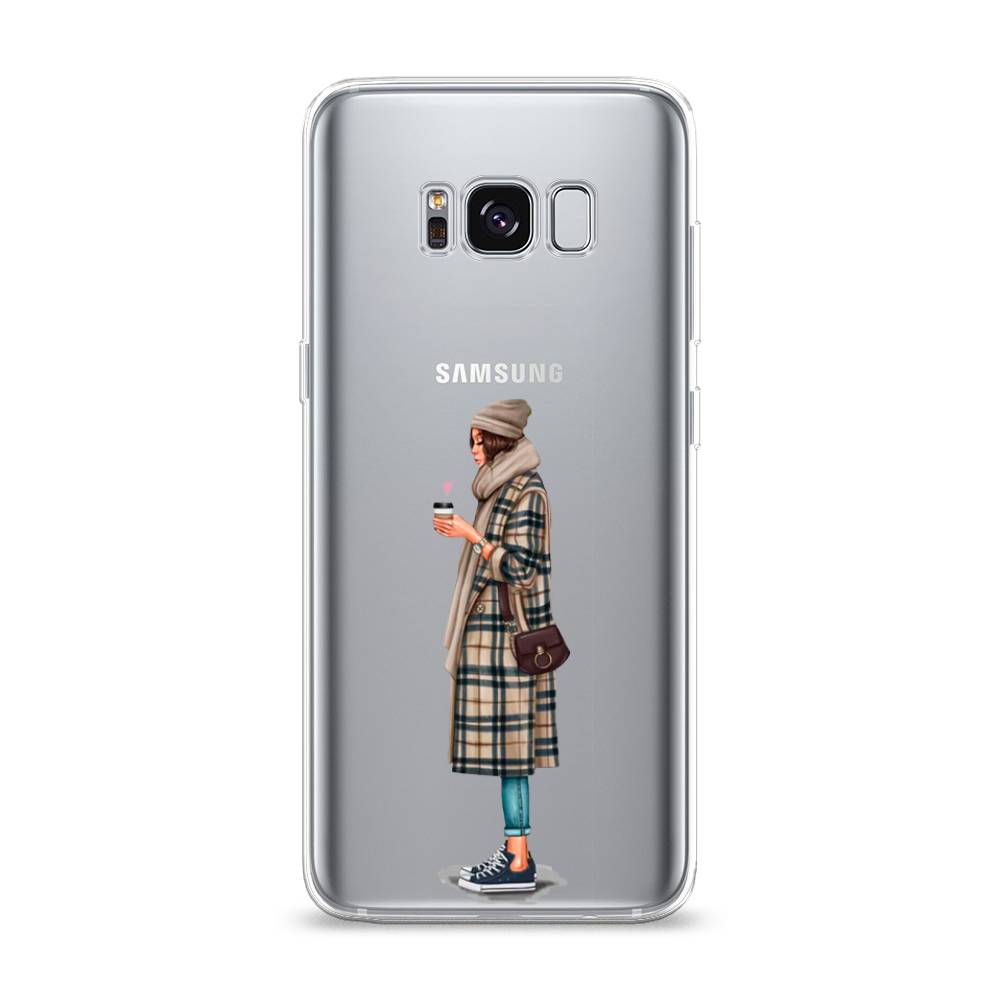 

Чехол на Samsung Galaxy S8 "Утренний кофе", Коричневый;бежевый, 24750-6