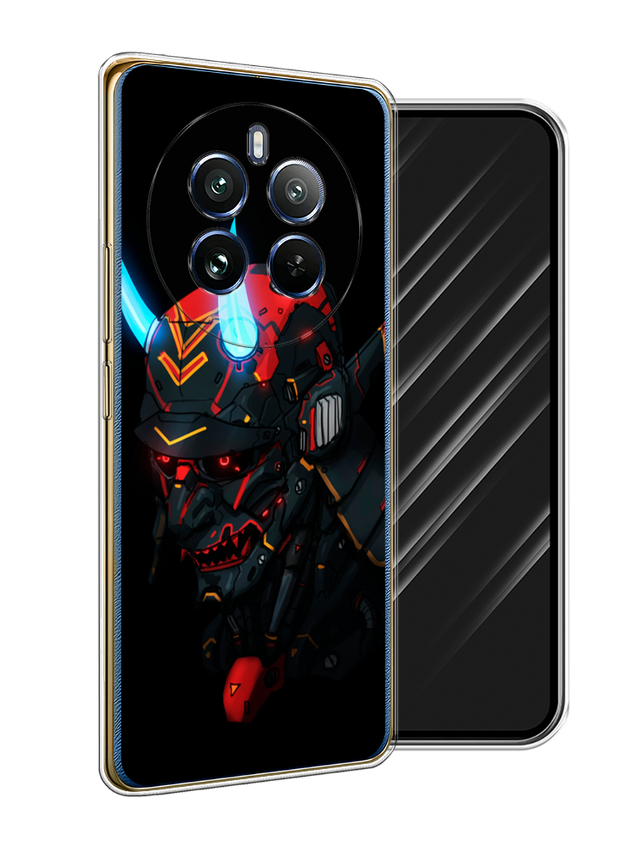 

Чехол Awog на Realme 12 Pro/Realme 12 Pro Plus "Неоновый самурай", Черный;красный;голубой, 2516250-1