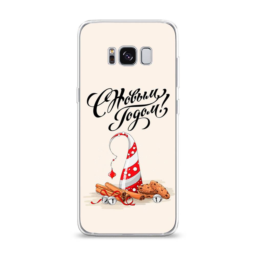 

Чехол на Samsung Galaxy S8 "Подарки на Новый Год", Бежевый;красный;черный, 24750-5