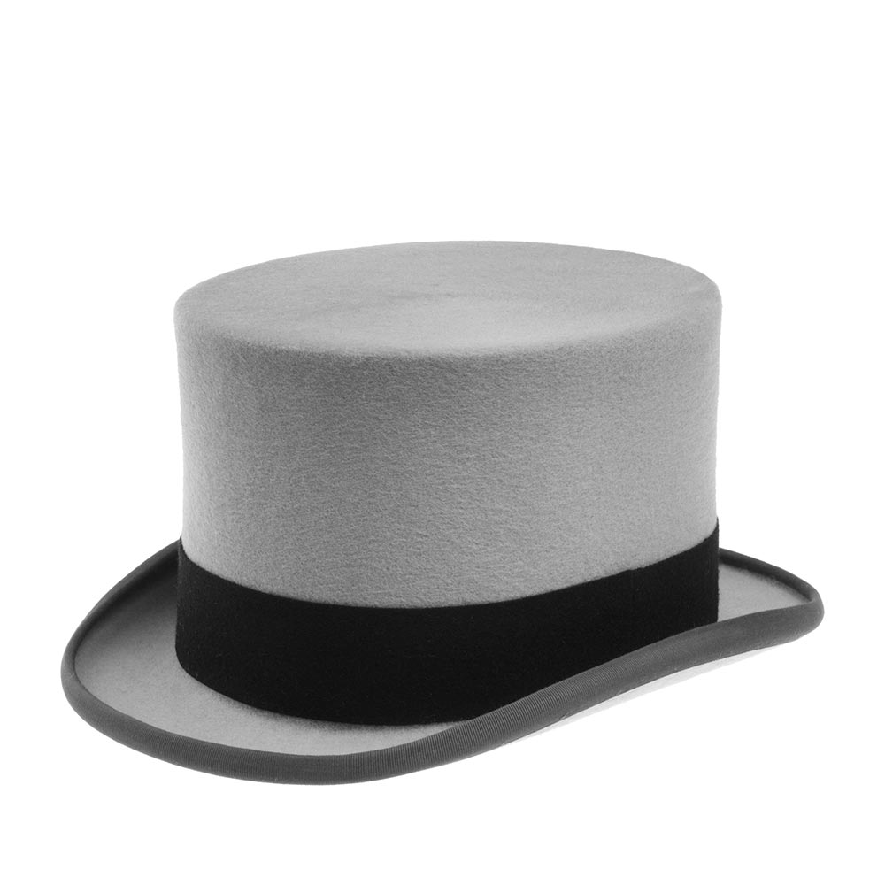 

Шляпа мужская CHRISTYS WOOL FELT TOP HAT cst100006 серая, р, Серый, WOOL FELT TOP HAT cst100006