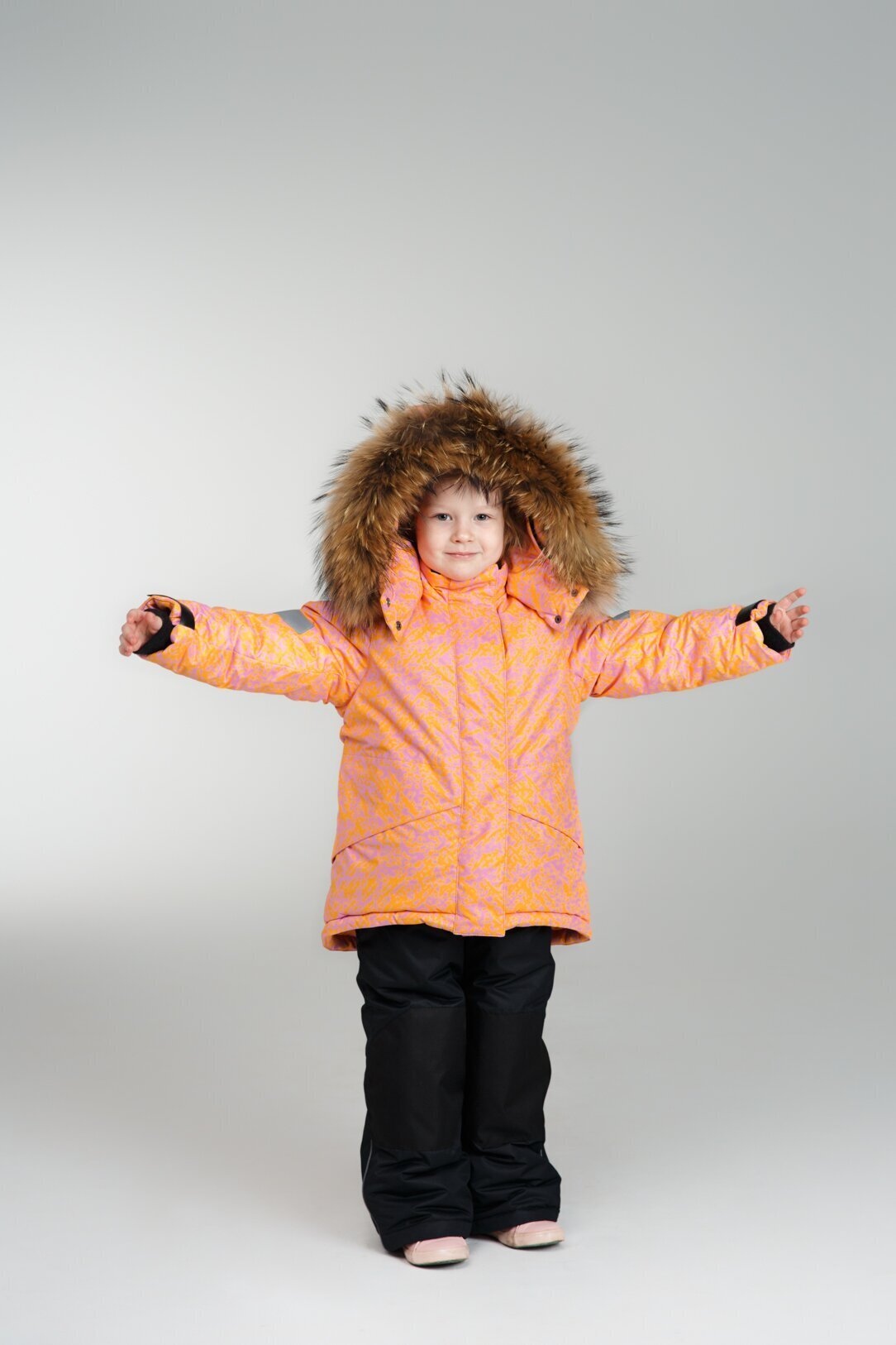 Куртка детская BRINCO FW181917-И, оранжевый, 92