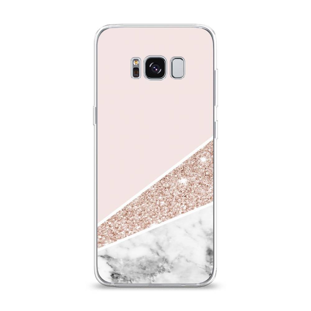 

Чехол на Samsung Galaxy S8 "Блестящий розовый мрамор", 24750-3