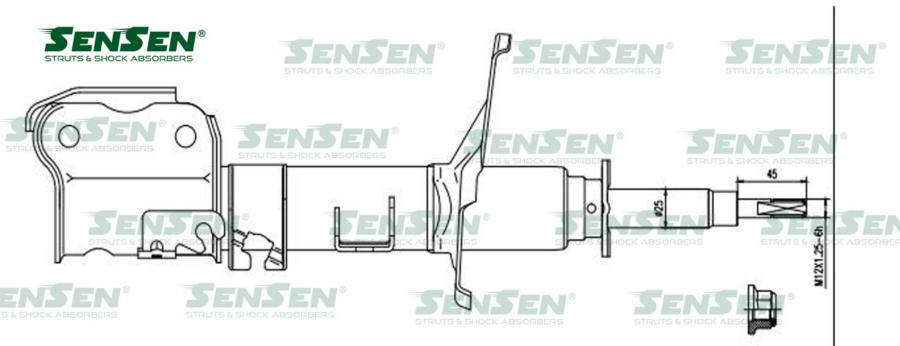 

Амортизатор подвески Sensen 42141185