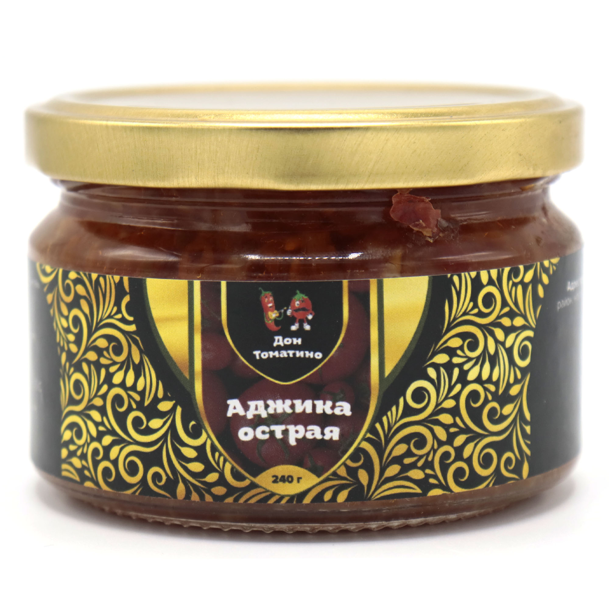 

Аджика Дон Томатино острая 240 г