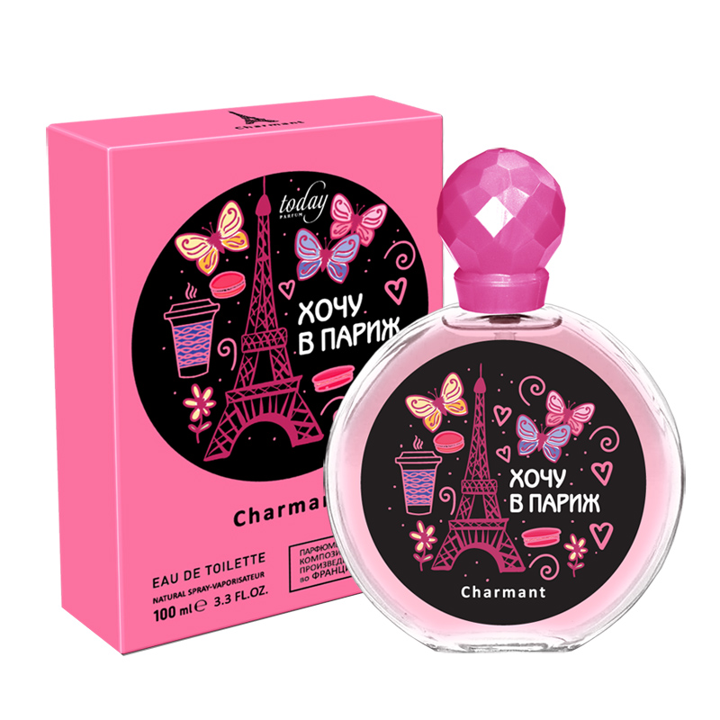 Туалетная вода женская Today Parfum, Хочу в Париж Charmant, 100 мл 100% париж