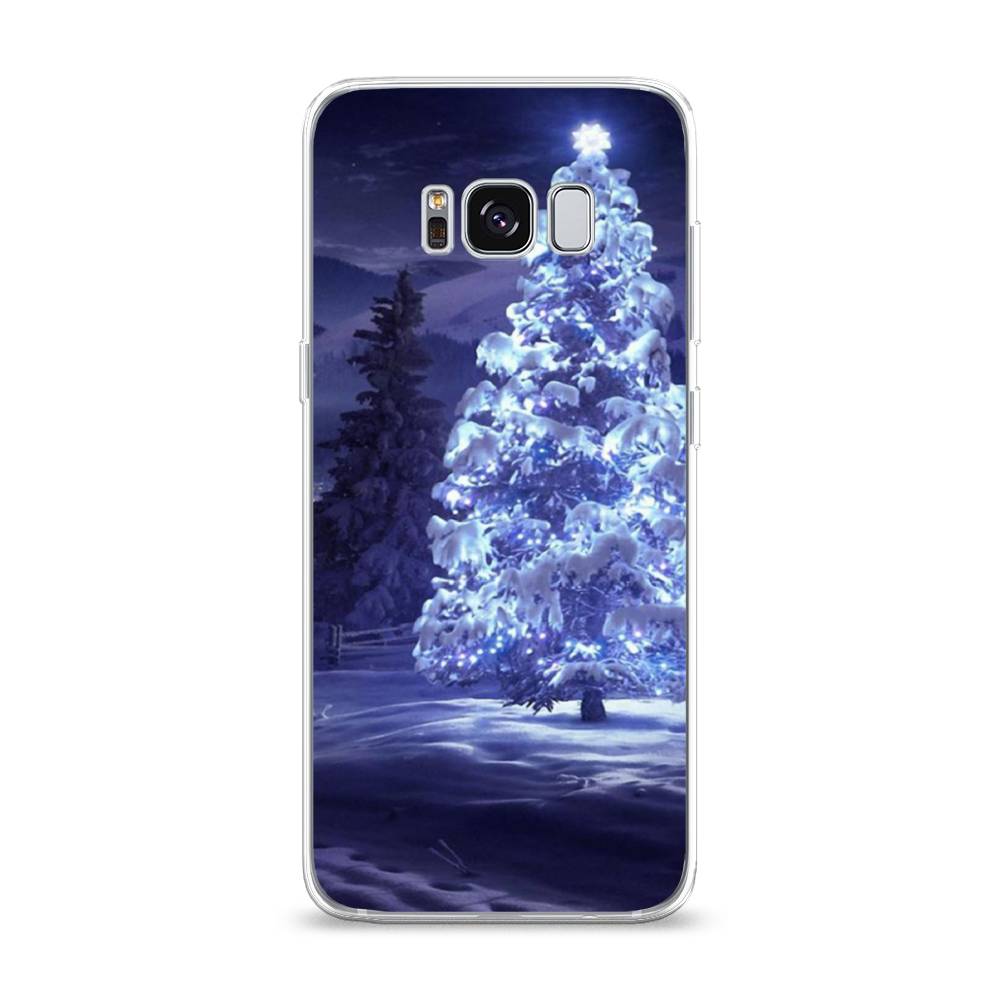 

Чехол на Samsung Galaxy S8 "Зима 4", Синий;черный;белый, 24750-2