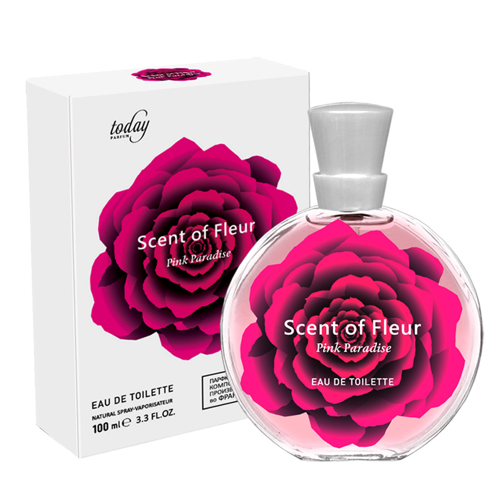 фото Туалетная вода женская scent of fleur pink paradise 100 мл parfum delta