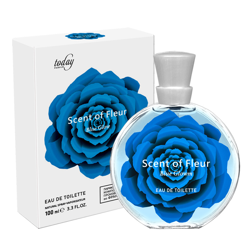 Туалетная вода женская Scent of Fleur Blue Glow (Сент оф Флёр Блю Глоу), 100ml. 7787389