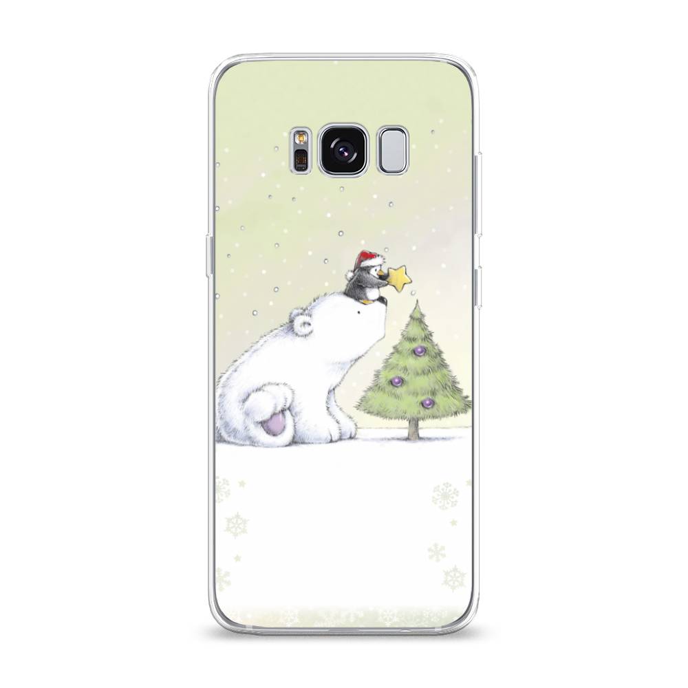 

Чехол на Samsung Galaxy S8 "Украшение елки", Белый;бежевый, 24750-5