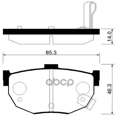 

Колодки Тормозные Дисковые Задн Hyundai: Coupe 96-02, Tiburon 97-08, Elantra 95-06 Kia: S