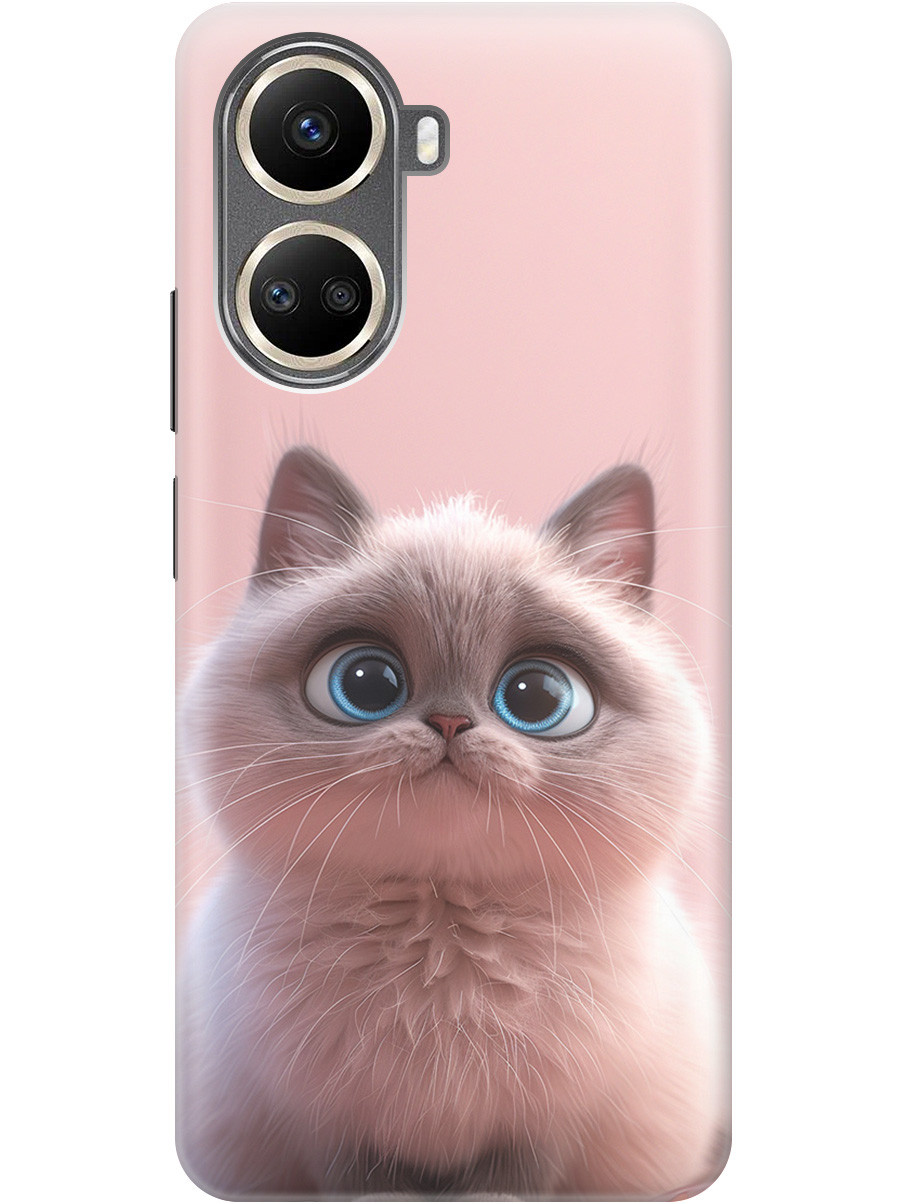 

Силиконовый чехол на Huawei nova 10 SE с принтом "Милейший котик", Прозрачный;розовый;серый, 762091811