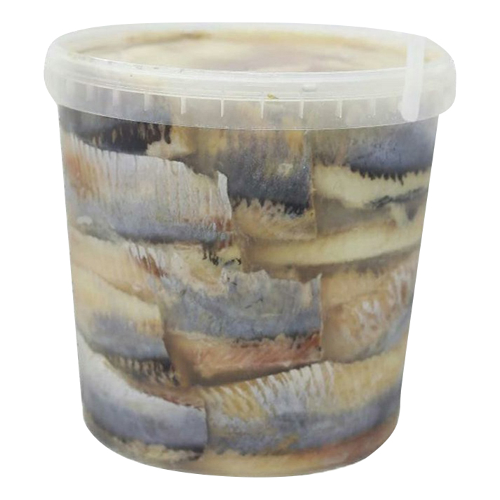 

Сельдь Море продуктов слабосоленая кусочки филе без кожи
