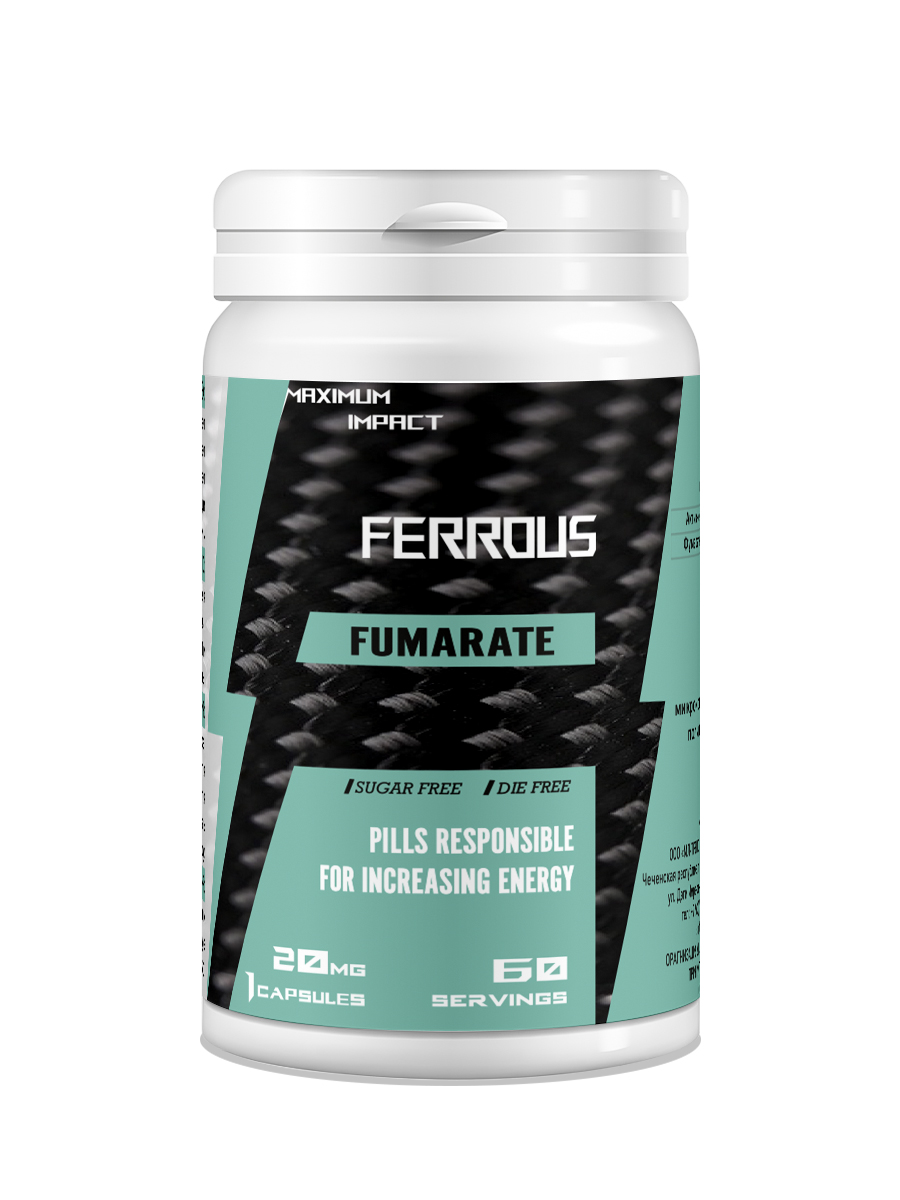 Железо Maximum Impact 20мг 60 таблеток