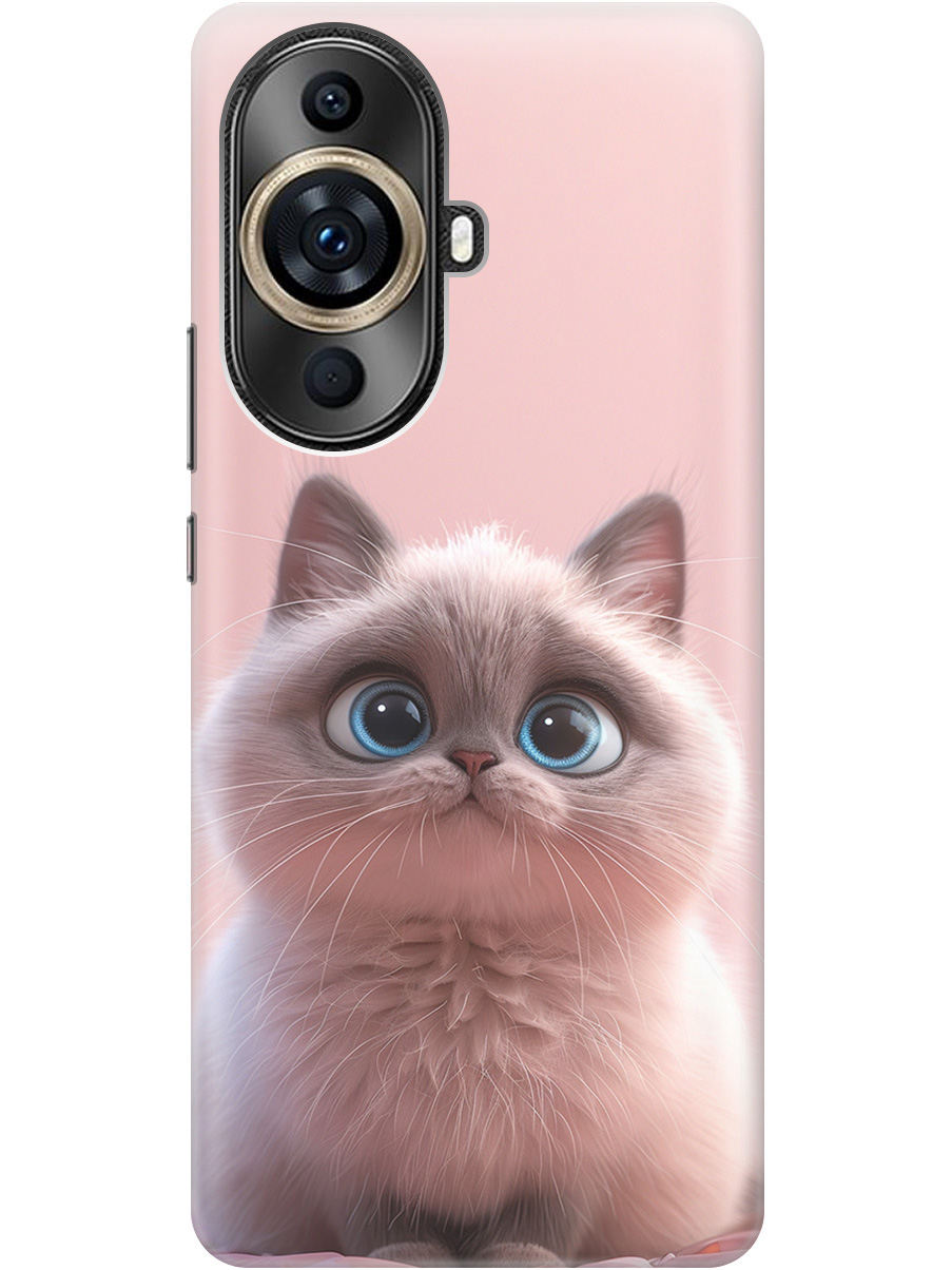 

Силиконовый чехол на Huawei nova 11 Pro / Ultra с принтом "Милейший котик", Прозрачный;розовый;серый, 769390211