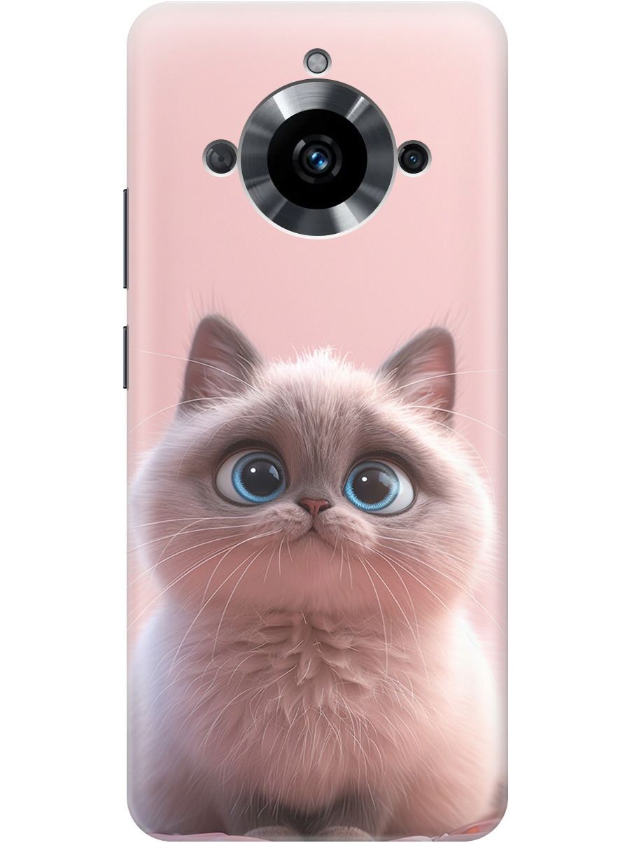 

Силиконовый чехол на Realme 11 с принтом "Милейший котик", Прозрачный;розовый;серый, 771144211
