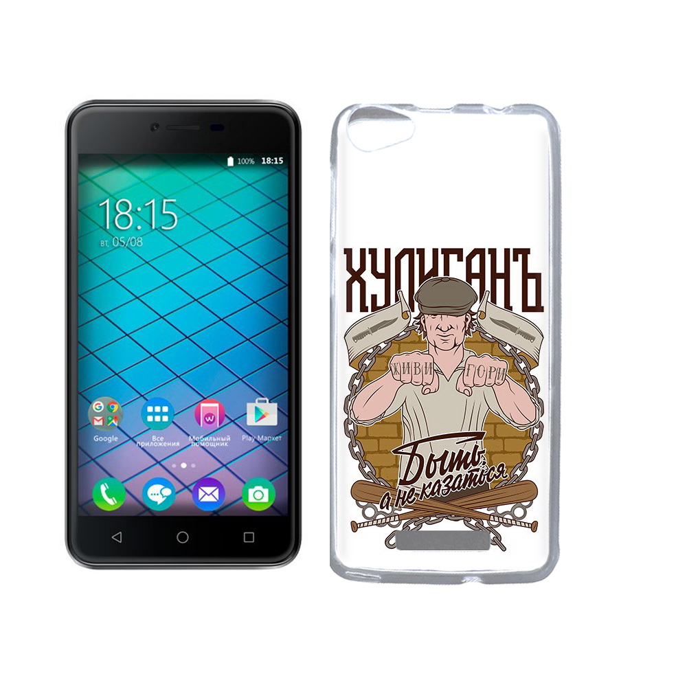 

Чехол MyPads Tocco для BQ 5059 Strike Power Хулиган, Прозрачный, Tocco