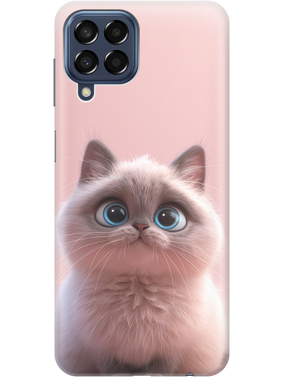 

Силиконовый чехол на Samsung Galaxy M33 5G с принтом "Милейший котик", Прозрачный;розовый;серый, 740187511