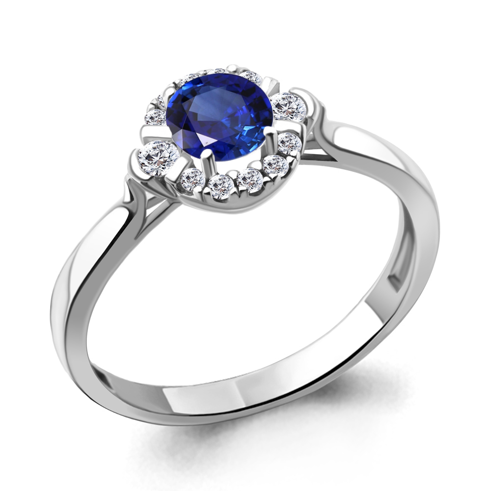 

Кольцо из серебра с фианитом Aquamarine Aquamarine 67282АБ_925_р р. 16, 67282АБ_925_р