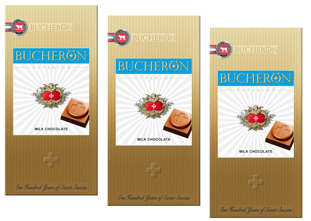 Молочный шоколад Bucheron Superior, 100 г х 3 шт