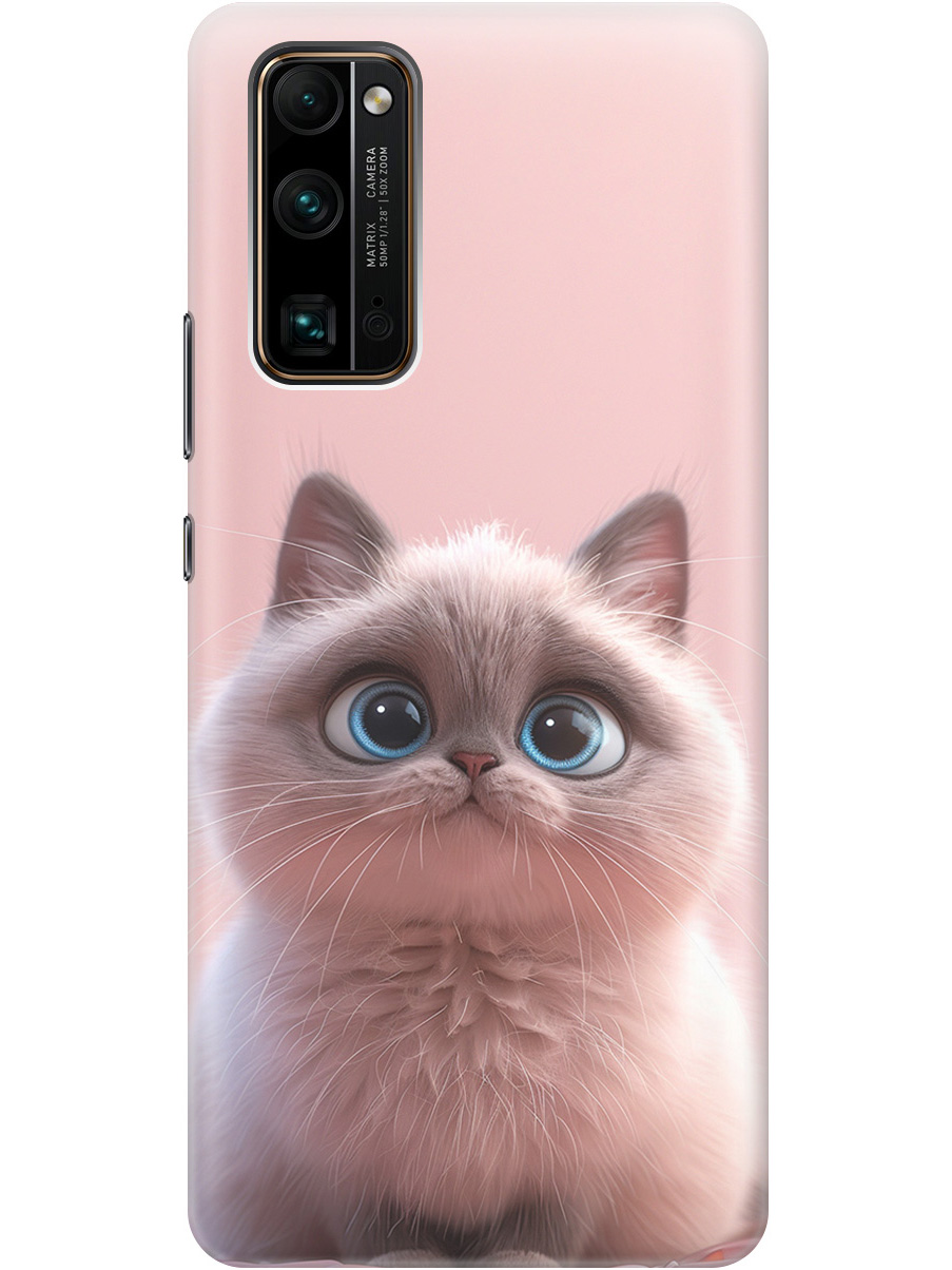 

Силиконовый чехол на Honor 30 Pro+ с принтом "Милейший котик", 722945911