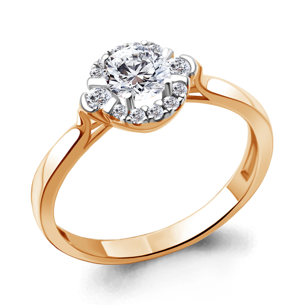 

Кольцо из серебра с фианитом Aquamarine Aquamarine 67282А_925_з р. 17, 67282А_925_з