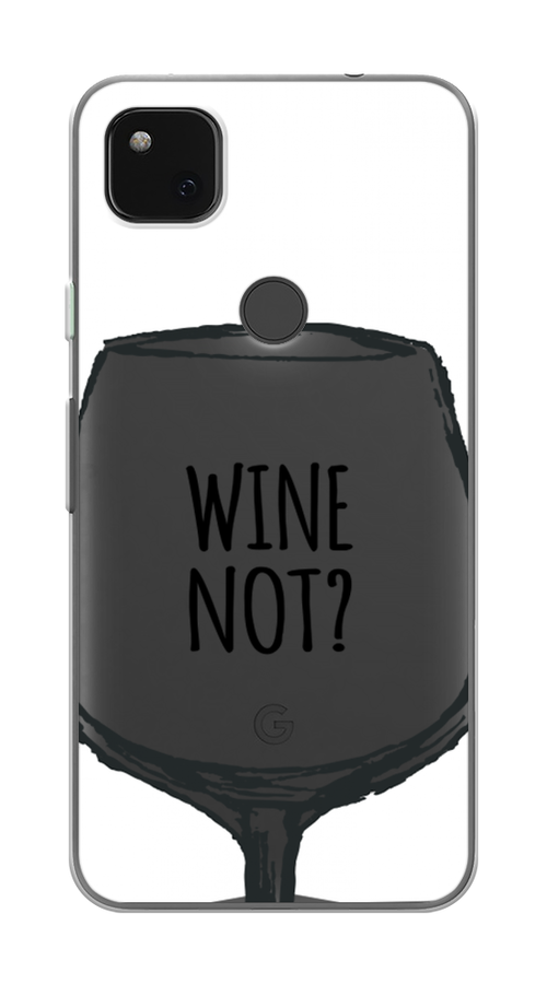 

Чехол на Google Pixel 4A "Wine not white", Белый, 270650-6