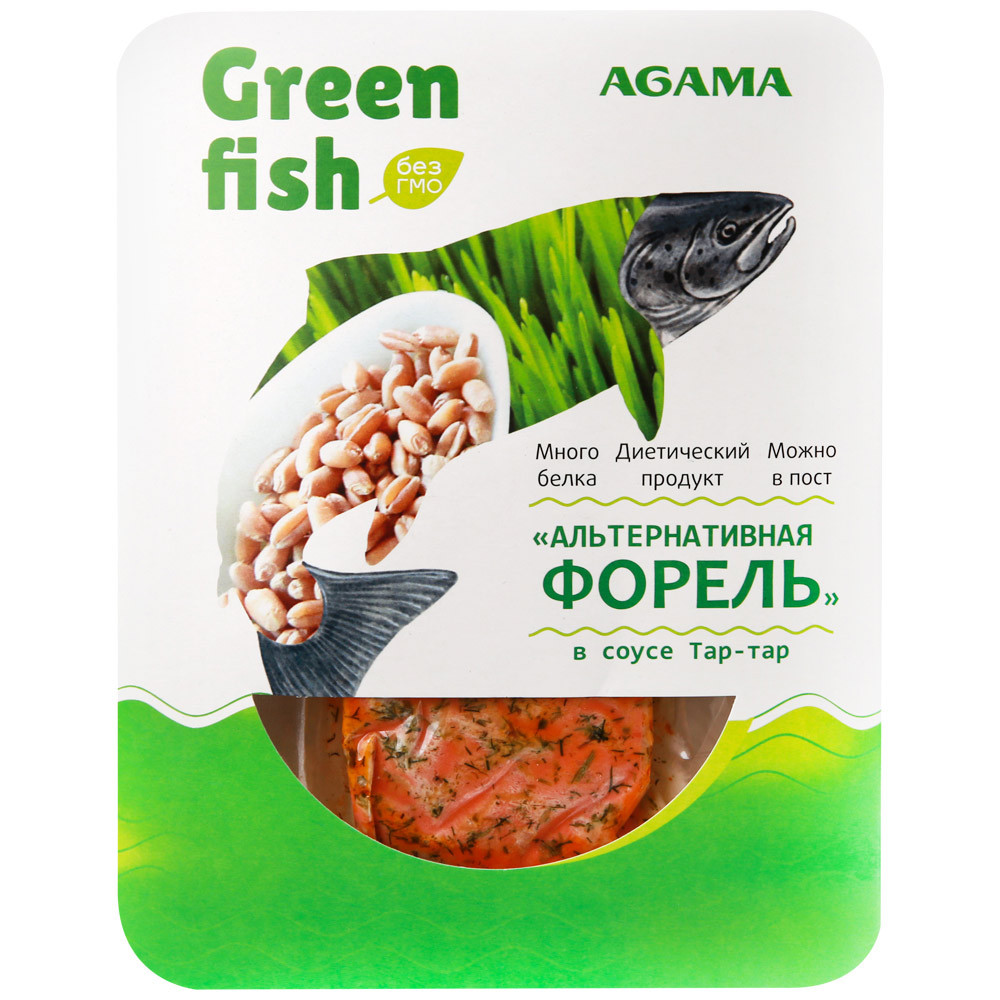 

Форель альтернативная Agama LAB в соусе Тар-тар замороженная 300 г