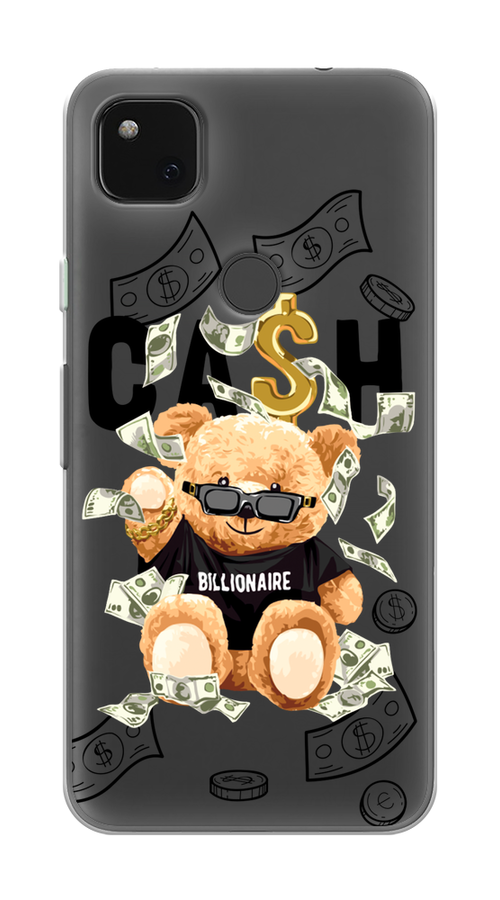 

Чехол на Google Pixel 4A "Big cash", Черный;серый;бежевый, 270650-6