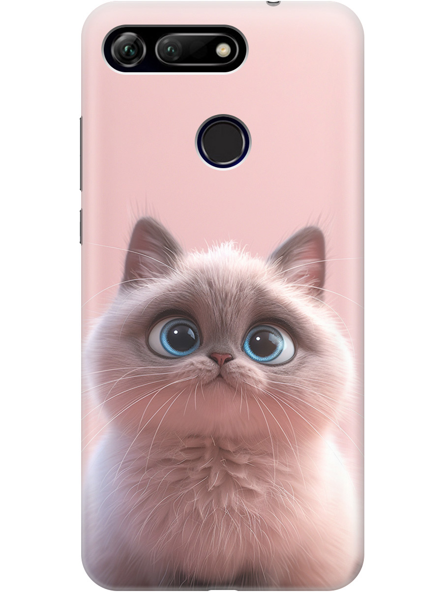 

Силиконовый чехол на Honor View 20 (V20) с принтом "Милейший котик", Прозрачный;розовый;серый, 720257711
