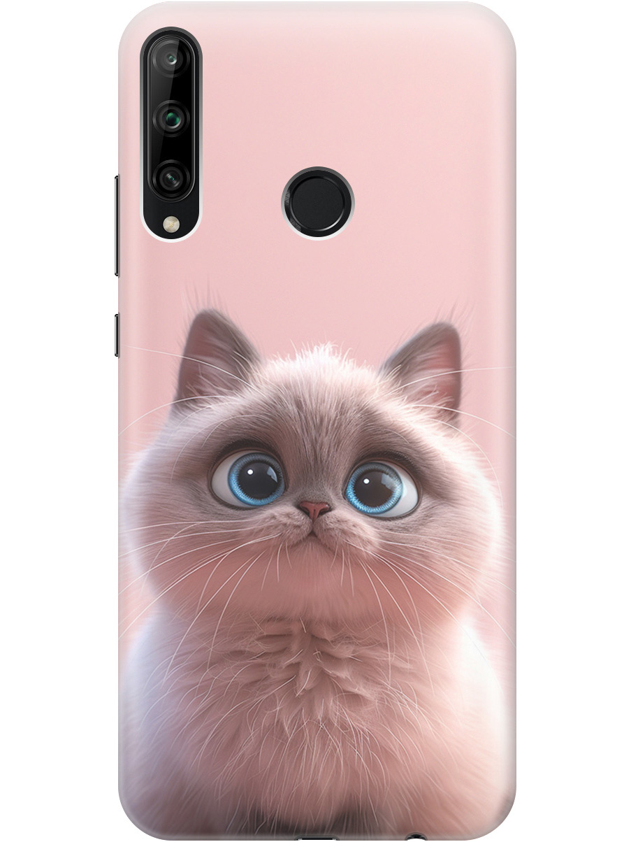 

Силиконовый чехол на Honor 9C / Huawei P40 Lite E с принтом "Милейший котик", Прозрачный;розовый;серый, 722946211