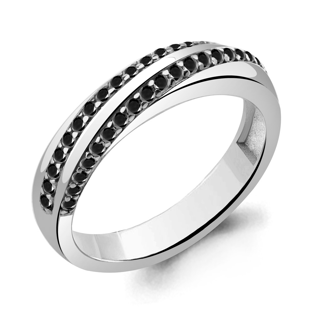 

Кольцо из серебра с кристаллом ювелирным Aquamarine Aquamarine 67277Ч_925_р р. 20, 67277Ч_925_р