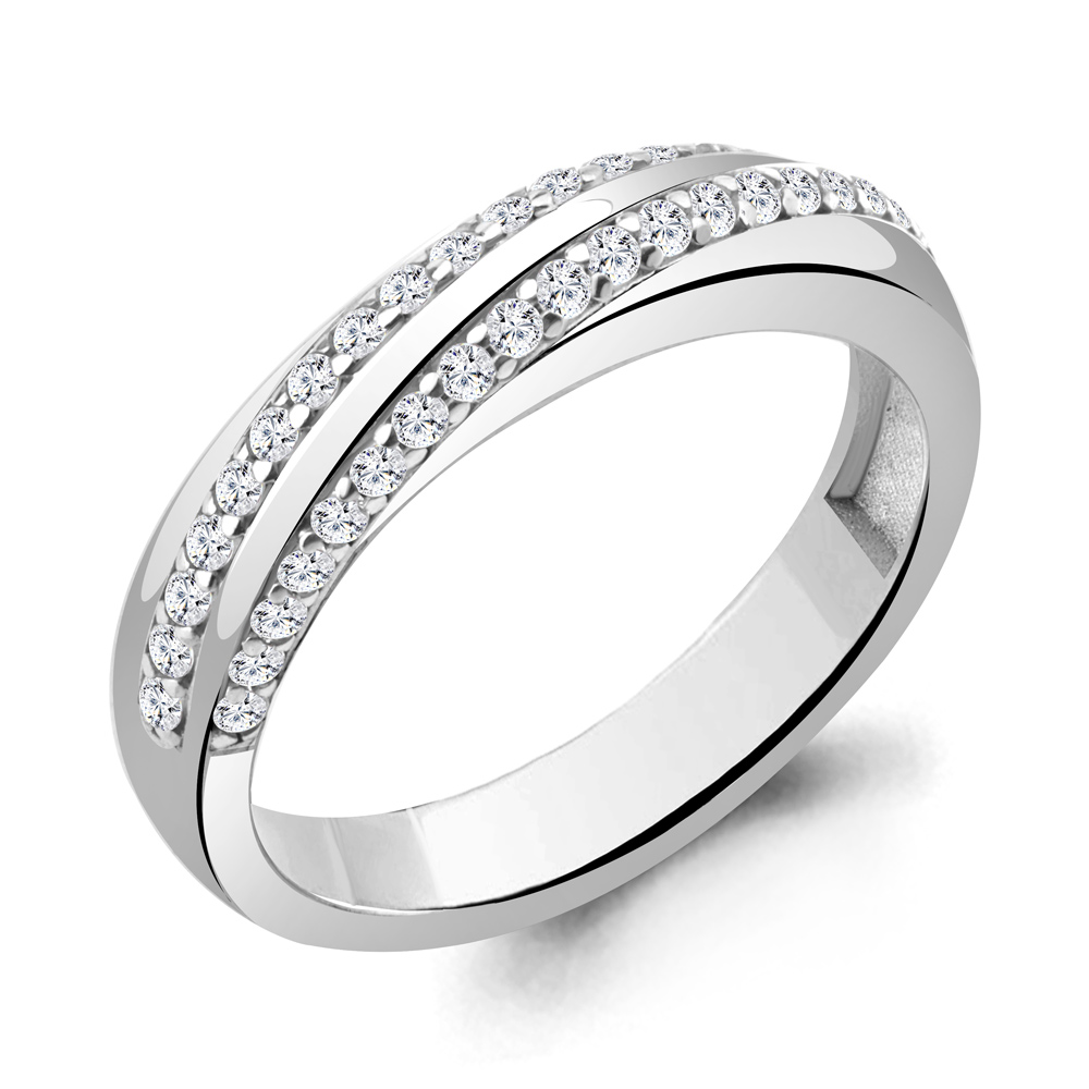 

Кольцо из серебра с фианитом Aquamarine Aquamarine 67277А_925_р р. 17, 67277А_925_р