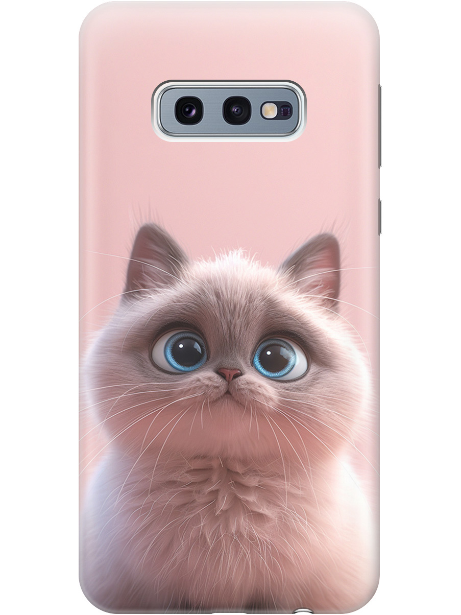 

Силиконовый чехол на Samsung Galaxy S10e с принтом "Милейший котик", Прозрачный;розовый;серый, 720461211