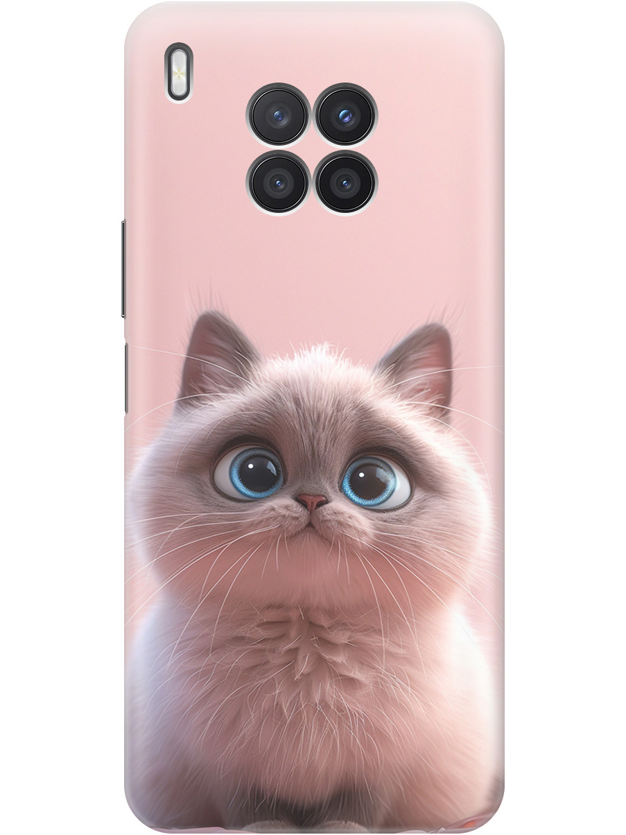 

Силиконовый чехол на Honor 50 Lite / Huawei Nova 8i с принтом "Милейший котик", Прозрачный;розовый;серый, 732493811